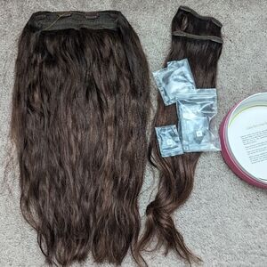 Luxy 20 inch halo extensions comes with extra halo bands